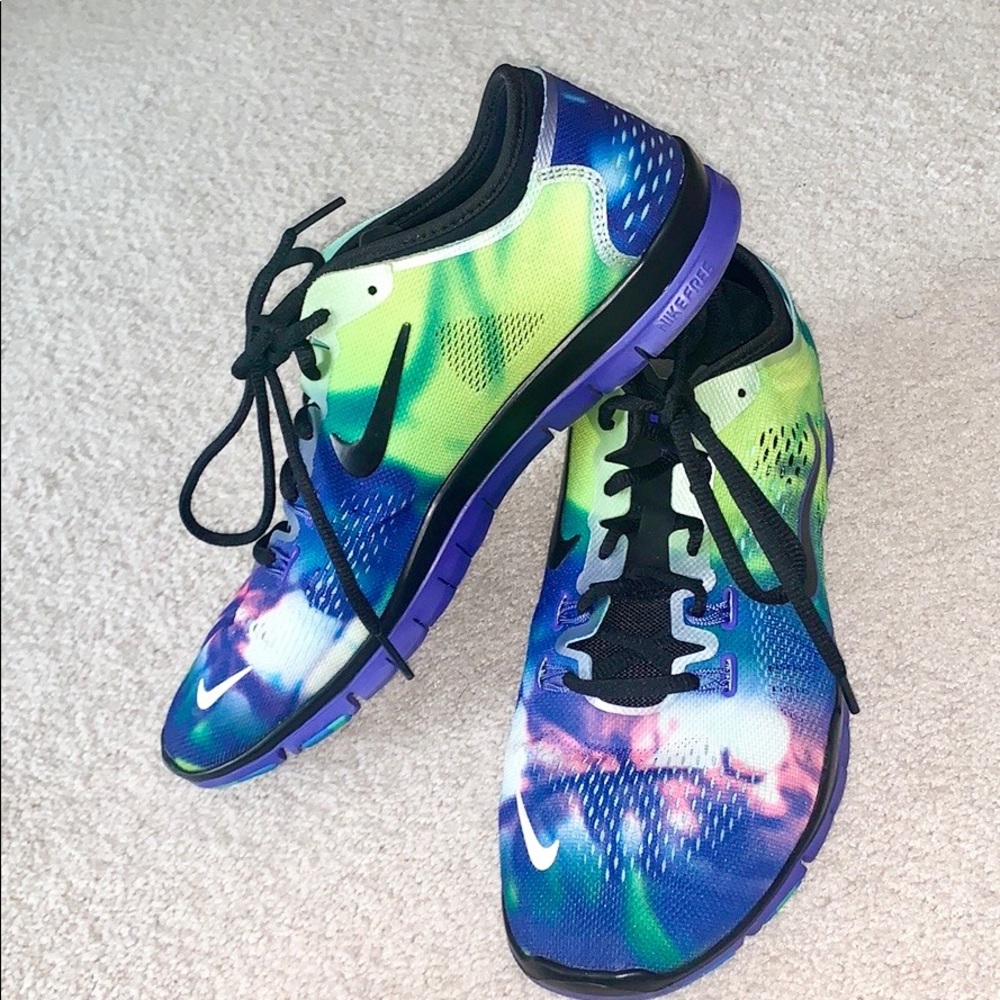 Multicolor/ Tie-Dye Nikes